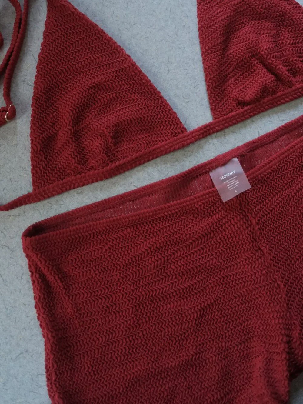 Monday Swimwear Crinkle Swimsuit